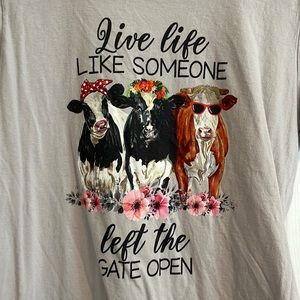 Cow themed T-shirt!